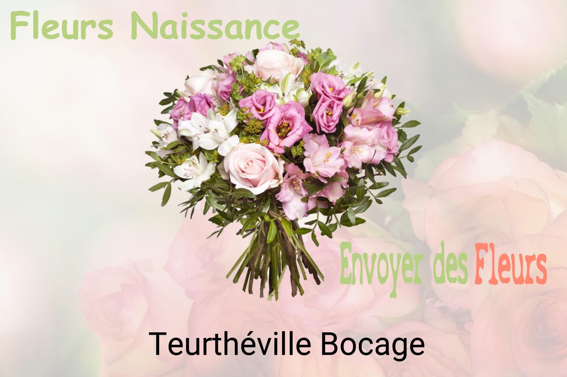 Bouquet de fleurs de naissance livré à Teurthéville-Bocage
